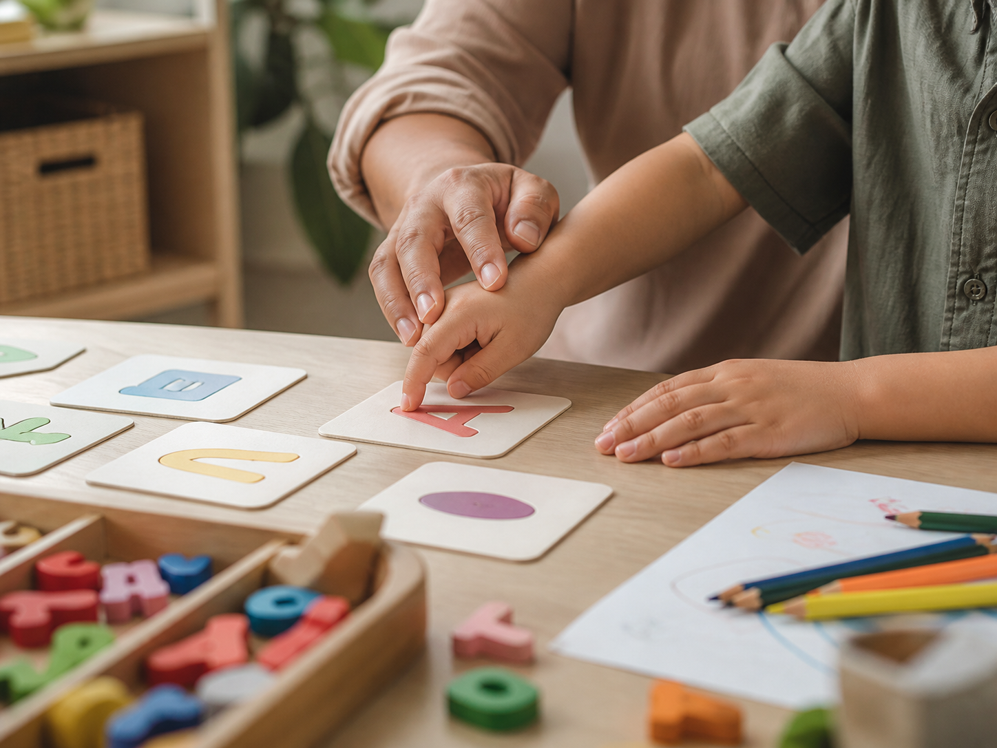 Guided tactile learning activity